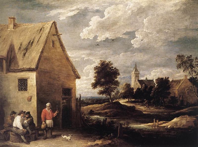TENIERS, David the Younger Village Scene ut china oil painting image